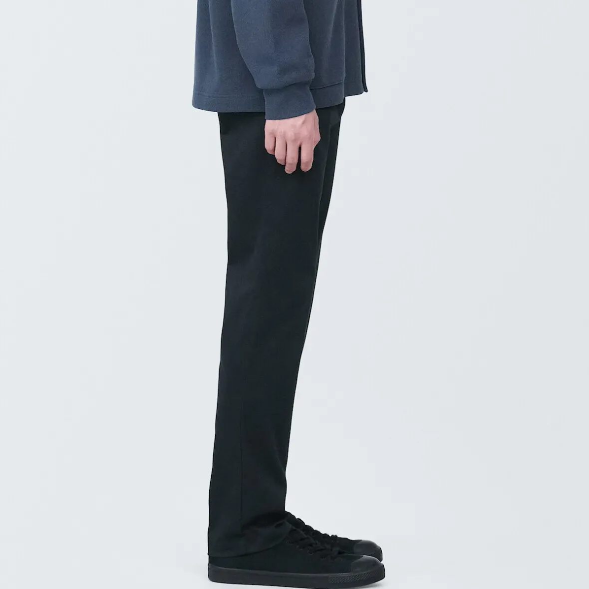 Discount Muji Pantalones chinos ajustados elásticos largos para hombre