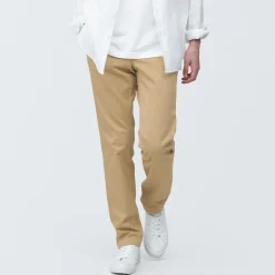 Discount Muji Pantalones chinos ajustados elásticos largos para hombre