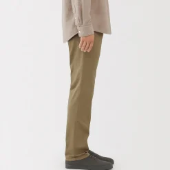 Discount Muji Pantalones chinos ajustados elásticos largos para hombre