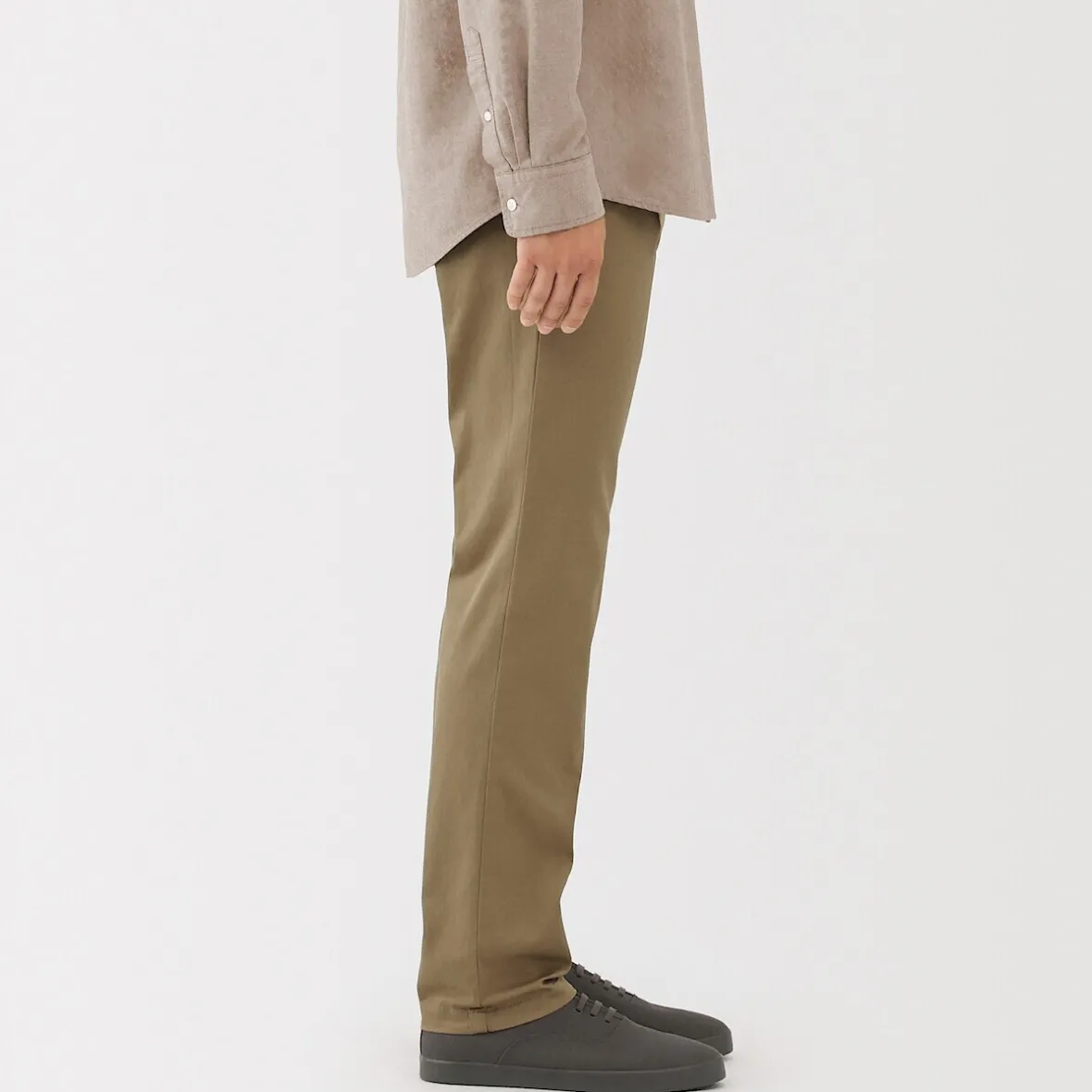 Discount Muji Pantalones chinos ajustados elásticos largos para hombre