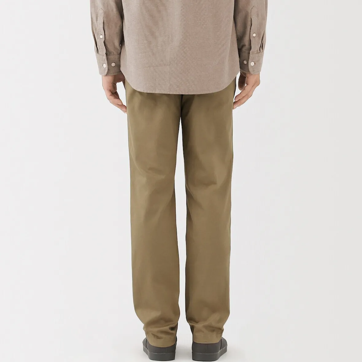 Discount Muji Pantalones chinos ajustados elásticos largos para hombre