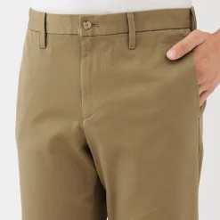Discount Muji Pantalones chinos ajustados elásticos largos para hombre