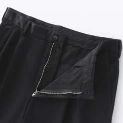 Discount Muji Pantalones chinos anchos con pliegues delanteros para hombre