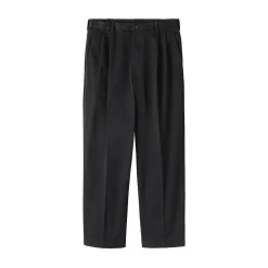 Discount Muji Pantalones chinos anchos con pliegues delanteros para hombre