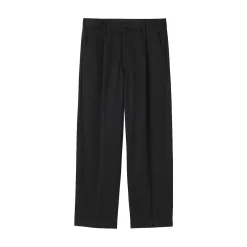 Clearance Muji Pantalones chinos anchos con pliegues delanteros para hombre