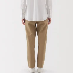 Outlet Muji Pantalones chinos Slim elásticos en 4 direcciones para mujer