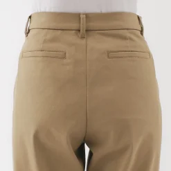Outlet Muji Pantalones chinos Slim elásticos en 4 direcciones para mujer