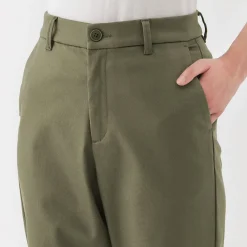 Outlet Muji Pantalones chinos Slim elásticos en 4 direcciones para mujer