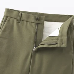 Outlet Muji Pantalones chinos Slim elásticos en 4 direcciones para mujer