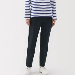 Outlet Muji Pantalones chinos Slim elásticos en 4 direcciones para mujer