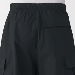Best Muji Pantalones cortos cargo de mezcla de algodón lavado para hombre