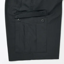 Best Muji Pantalones cortos cargo de mezcla de algodón lavado para hombre