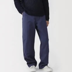 Hot Muji Pantalones de algodón y doble rodilla para hombre