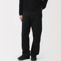 Hot Muji Pantalones de algodón y doble rodilla para hombre