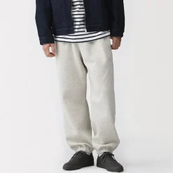 Hot Muji Pantalones de chándal de ajuste holgado para hombre
