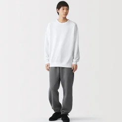 Hot Muji Pantalones de chándal de ajuste holgado para hombre