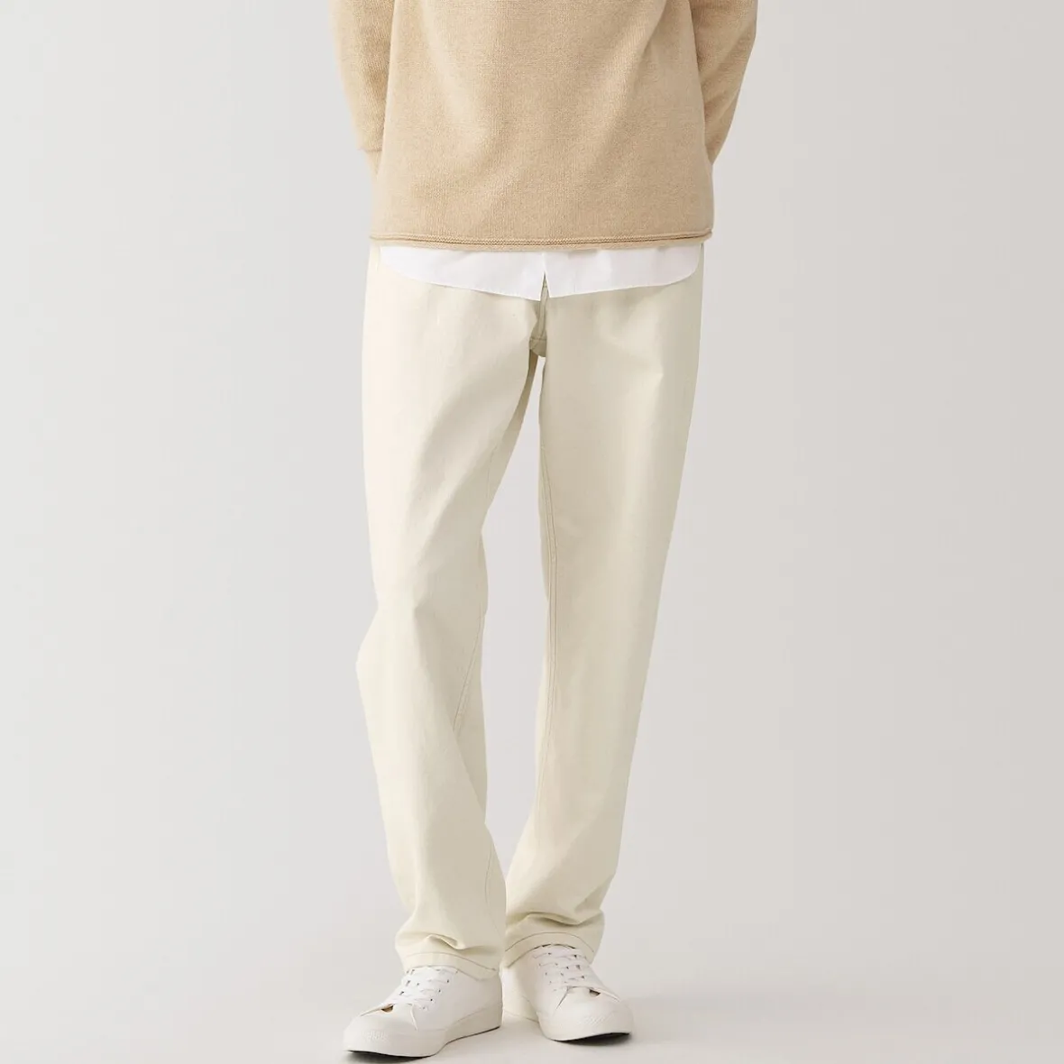 Clearance Muji Pantalones de mezcla Washi para hombre