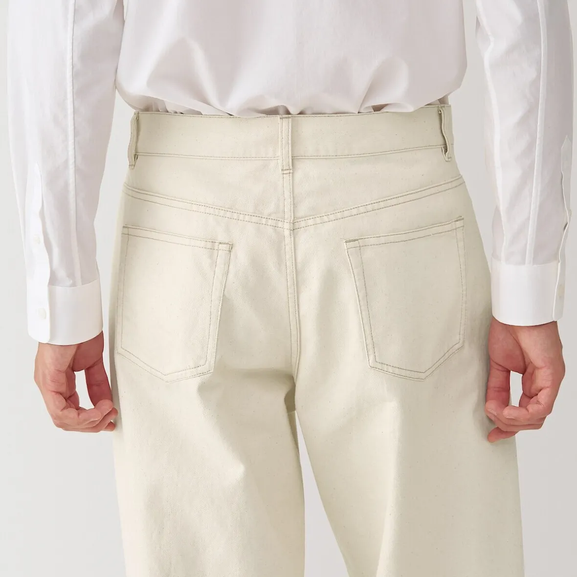 Clearance Muji Pantalones de mezcla Washi para hombre