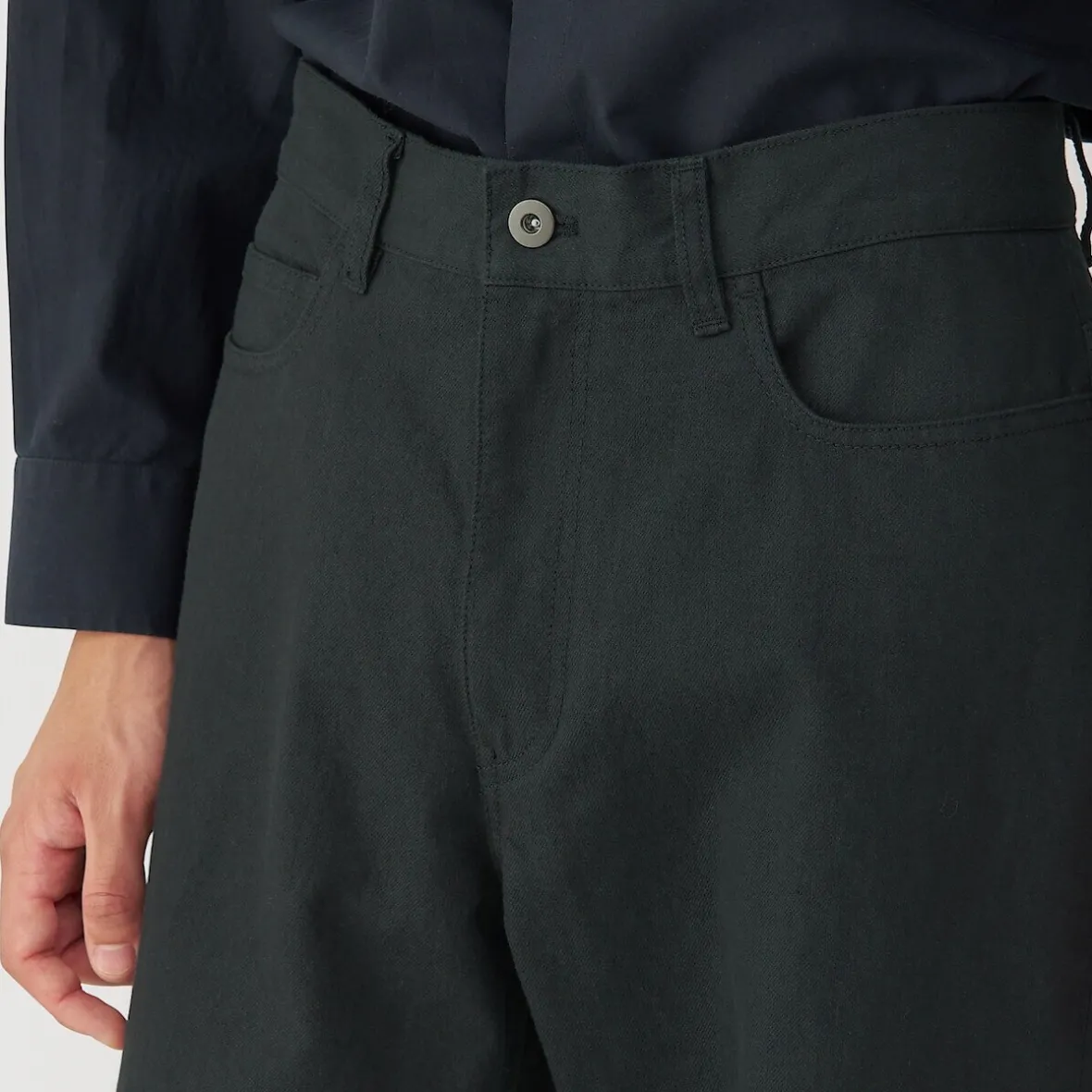 Clearance Muji Pantalones de mezcla Washi para hombre