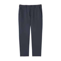 Outlet Muji Pantalones de pierna ajustada con forro polar cortaviento para hombre