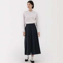 Outlet Muji Pantalones Hakama unisex de doble capa