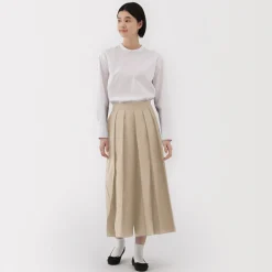 Outlet Muji Pantalones Hakama unisex de doble capa