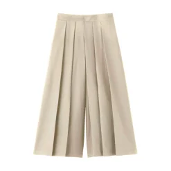 Outlet Muji Pantalones Hakama unisex de doble capa