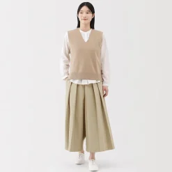 Outlet Muji Pantalones Hakama unisex de doble capa