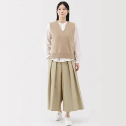 Outlet Muji Pantalones Hakama unisex de doble capa