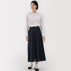 Outlet Muji Pantalones Hakama unisex de doble capa
