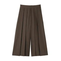 Outlet Muji Pantalones Hakama unisex de doble capa