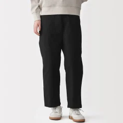 Sale Muji Pantalones tobilleros de algodón lavado para mujer