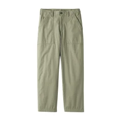 Sale Muji Pantalones tobilleros de algodón lavado para mujer