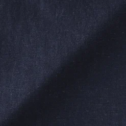 Sale Muji Pantalones vaqueros de pierna ancha y mezcla de lino para mujer Azul Marino Oscuro