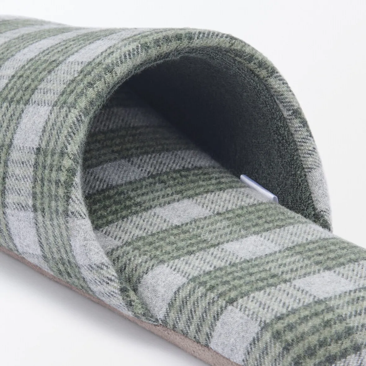Discount Muji Pantuflas de franela suave