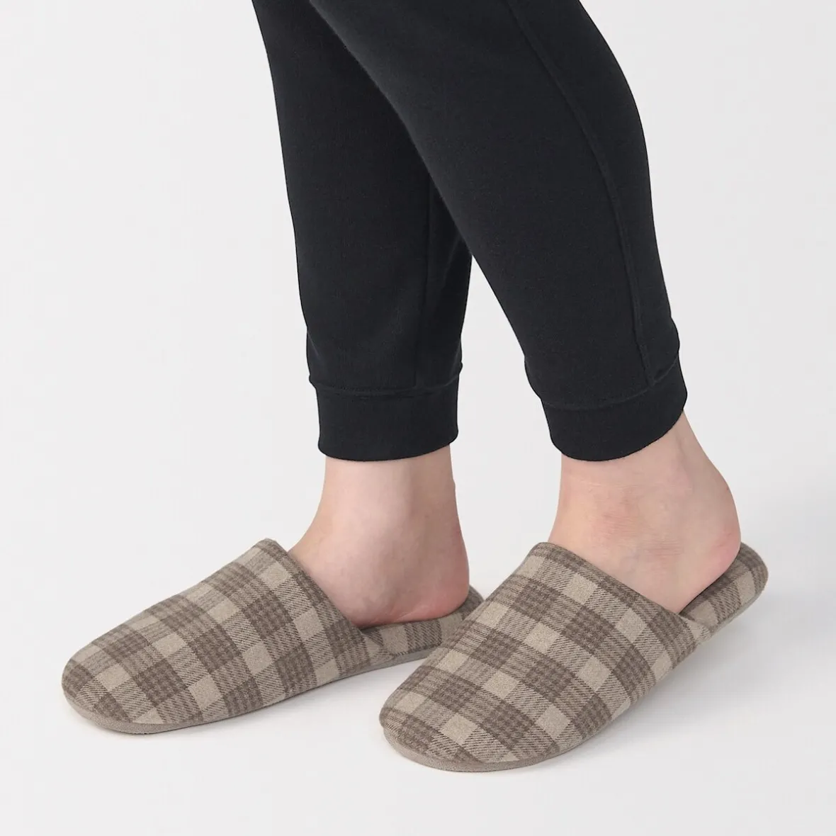 Discount Muji Pantuflas de franela suave
