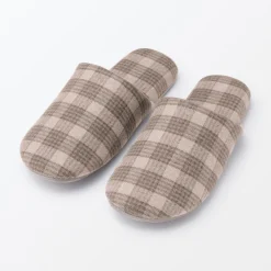 Discount Muji Pantuflas de franela suave