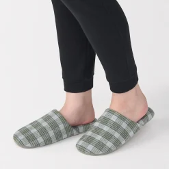 Discount Muji Pantuflas de franela suave