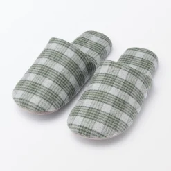Discount Muji Pantuflas de franela suave