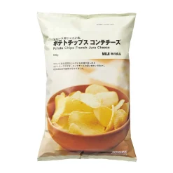 New Muji Patatas fritas de queso Jura francés, 125 g