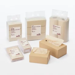 Clearance Muji Pañuelos de papel sin blanquear para caja de acrílico