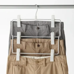 Online Muji Percha de aluminio para faldas y pantalones ‐ 6 pinzas