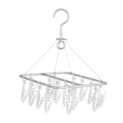 Online Muji Perchero Cuadrado Aluminio 16 Clavijas