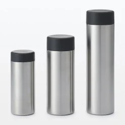 Outlet Muji Petaca isotérmica de acero inoxidable ‐ 200Âml