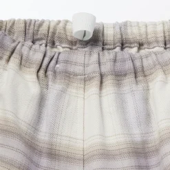 Sale Muji Pijama de franela sin costuras laterales para mujer