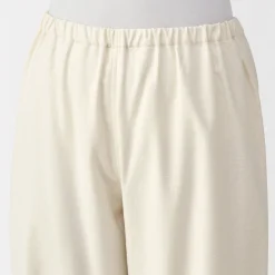 Sale Muji Pijama de franela sin costuras laterales para mujer