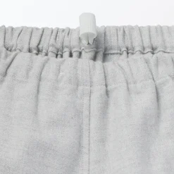Sale Muji Pijama de franela sin costuras laterales para mujer