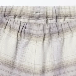 Sale Muji Pijama de franela sin costuras laterales para mujer