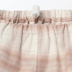 Sale Muji Pijama de franela sin costuras laterales para mujer