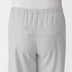 Outlet Muji Pijama de franela sin costuras laterales para hombre